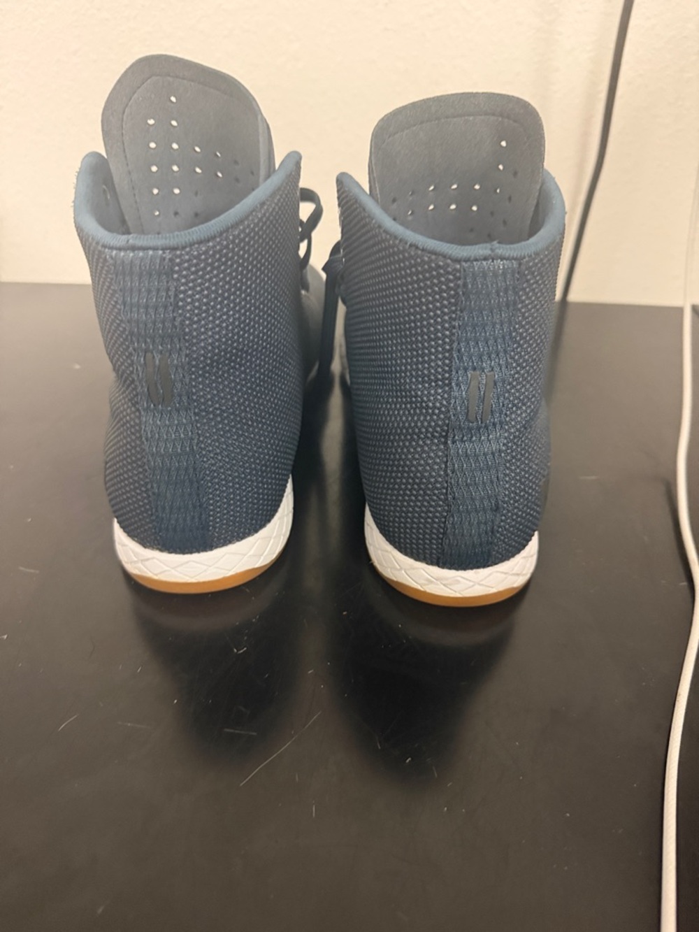 NOBULL Navy High-Top Sneakers with Gum Sole - Picture 3 of 5